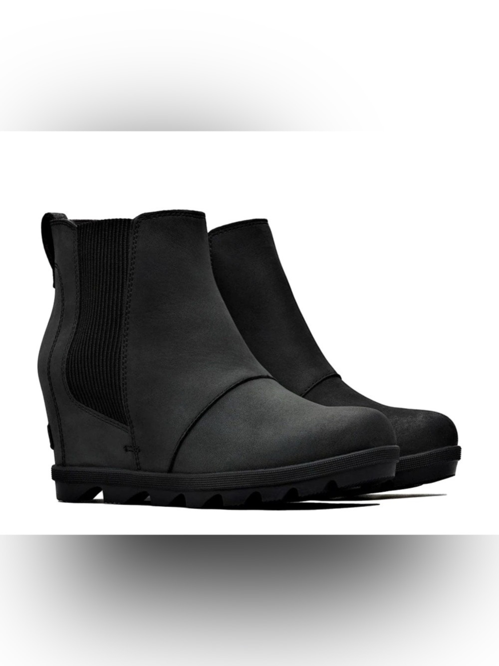 Sorel Joan of Arctic Wedge II Chelsea Boot Black US 10.5